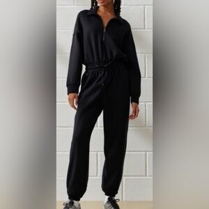 L APB NEOKNIT HALF ZIP JUMPSUIT